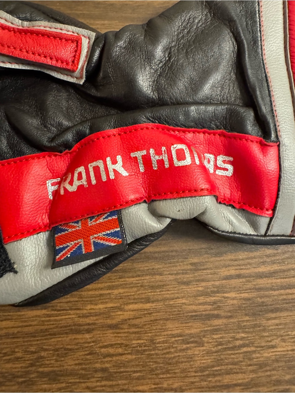 Vintage Frank Thomas Made in England Leather Motorcycle Gloves Men’s L Bike - Picture 3 of 10